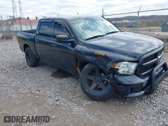 2013 Ram 1500 Express with VIN 1C6RR7KT2DS649037, listed as a IAAI auction lot 41961025 with 108,462 mi miles and . Bid and sale history available at DreamBid. Image 1.