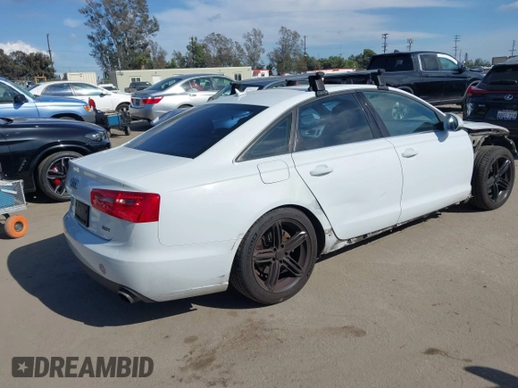 2012 Audi A6 2.0T Premium with VIN WAUCFAFC5CN121999, listed as a IAAI auction lot 41934695 with 90,660 mi miles. Bid and sale history available at carsss.com. Image 4.