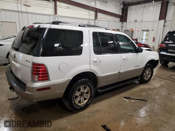 2002 Mercury Mountaineer z VIN 4M2DU86W62ZJ26324, wystawiony jako Copart lot #45649415 z przebiegiem 191 927 mil mil oraz Nie do naprawy. Historia ofert i sprzedaży dostępna na DreamBid. Obrazek 3.