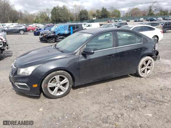 2015 Chevrolet Cruze LT with VIN 1G1PE5SBXF7251306, listed as a Copart auction lot 51449655 with 161,292 mi miles and Salvage Title. Bid and sale history available at carsss.com. Image 1.