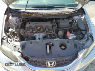 2015 Honda Civic LX with VIN 19XFB2F52FE104119, listed as a Copart auction lot 53857125 with 61,611 mi miles and Salvage Title. Bid and sale history available at carsss.com. Image 11.