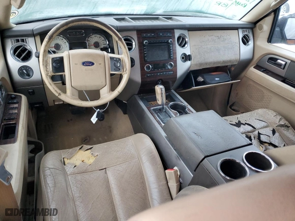 2012 Ford Expedition EL King Ranch with VIN 1FMJK1H58CEF14685, listed as a Copart auction lot 85143134 with 301,458 mi miles and Salvage Title. Bid and sale history available at carsss.com. Image 8.