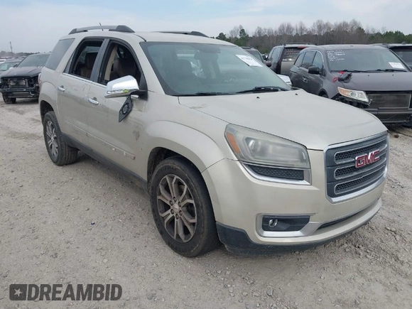 2013 GMC Acadia SLT with VIN 1GKKRRKD8DJ159890, listed as a IAAI auction lot 41738458 with 199,765 mi miles. Bid and sale history available at carsss.com. Image 1.