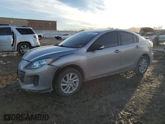 2012 Mazda 3 i Touring with VIN JM1BL1V79C1553935, listed as a Copart auction lot 46500285 with 195,337 mi miles and Salvage Title. Bid and sale history available at DreamBid. Image 1.