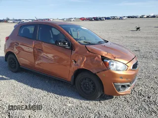 2018 Mitsubishi Mirage ES with VIN ML32A3HJ3JH000276, listed as a Copart auction lot 52456705 with 87,774 mi miles and Salvage title. Bid and sale history available at DreamBid. Image 4.