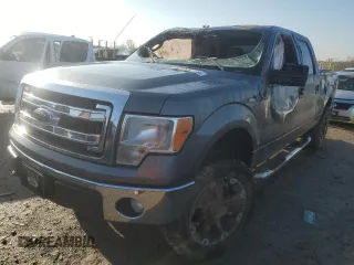 2013 Ford F-150 XL with VIN 1FTFW1EF2DFC59071, listed as a Copart auction lot 52585765 with 129,296 mi miles and Salvage title. Bid and sale history available at DreamBid. Image 1.