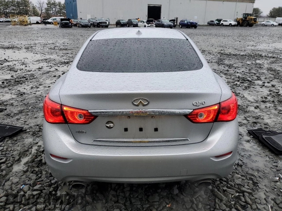 2017 Infiniti Q50 2.0t Premium with VIN JN1CV7ARXHM680324, listed as a Copart auction lot 49944555 with 100,630 mi miles and Salvage Title. Bid and sale history available at carsss.com. Image 6.