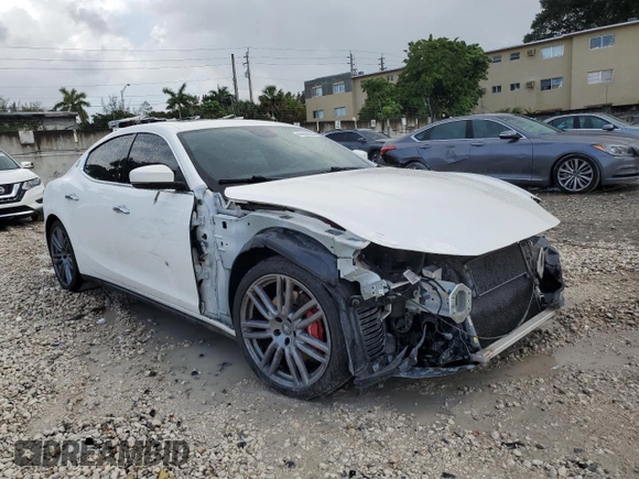 2017 Maserati Ghibli with VIN ZAM57XSA0H1262621, listed as a Copart auction lot 44688955 with 88,476 mi miles and Salvage Title. Bid and sale history available at carsss.com. Image 4.