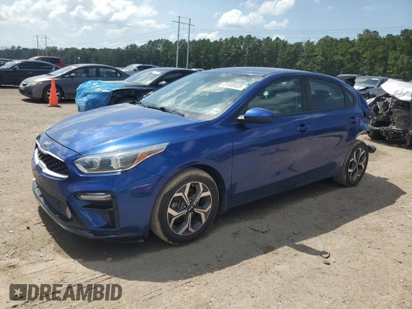 2019 Kia Forte LXS with VIN 3KPF24AD4KE107057, listed as a Copart auction lot 61858535 with 54,807 mi miles and Salvage title. Bid and sale history available at DreamBid. Image 1.