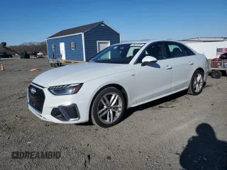 2020 Audi A4 Premium Plus with VIN WAUENAF49LN009890, listed as a Copart auction lot 88910465 with 24,466 mi miles and Salvage Title. Bid and sale history available at DreamBid. Image 1.