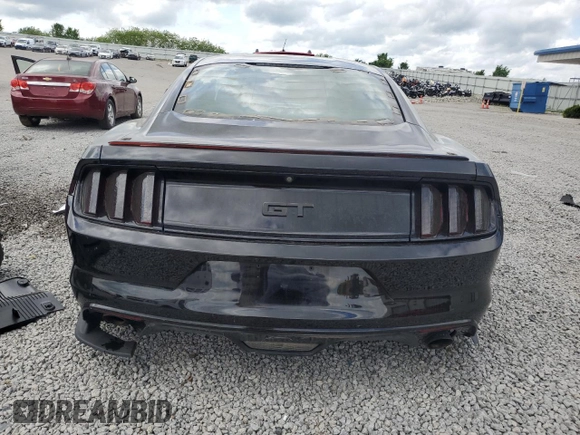 2015 Ford Mustang GT with VIN 1FA6P8CF9F5430356, listed as a Copart auction lot 55227095 with 58,986 mi miles and Salvage title. Bid and sale history available at DreamBid. Image 6.