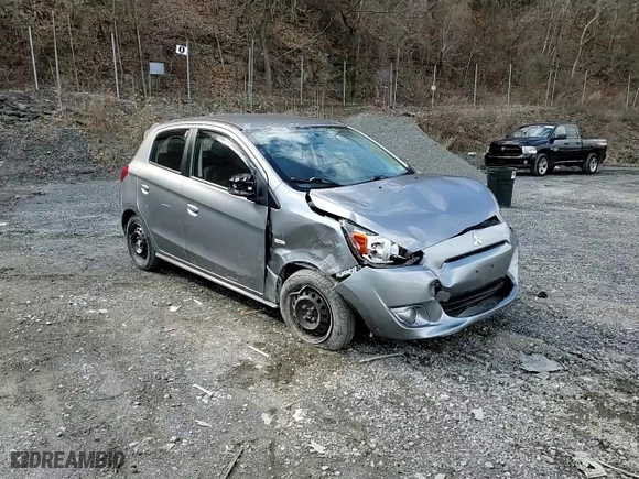 2015 Mitsubishi Mirage DE with VIN ML32A3HJ0FH034411, listed as a Copart auction lot 52042155 with 103,119 mi miles and Salvage Title. Bid and sale history available at carsss.com. Image 13.