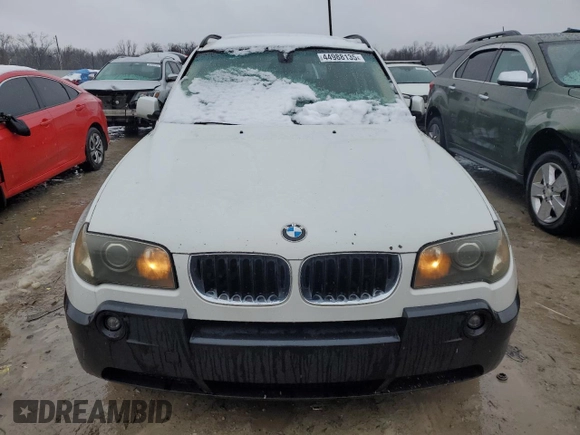 2004 BMW X3 2.5i with VIN WBXPA73494WC42071, listed as a Copart auction lot 44988135 with 234,462 mi miles and Non Repairable. Bid and sale history available at carsss.com. Image 5.