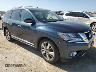 2015 Nissan Pathfinder S with VIN 5N1AR2MNXFC614018, listed as a Copart auction lot 52442435 with 109,943 mi miles and Salvage title. Bid and sale history available at DreamBid. Image 4.