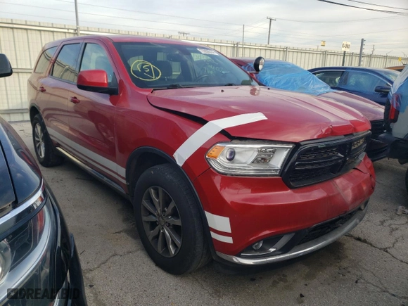 2018 Dodge Durango Special Service with VIN 1C4RDJFG6JC225450, listed as a Copart auction lot 73559514 with 31,743 mi miles and Salvage Title. Bid and sale history available at carsss.com. Image 4.