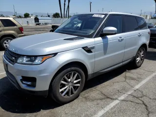2016 Land Rover Range Rover Sport SE with VIN SALWG2PF5GA589698, listed as a Copart auction lot 57179395 with 43,527 mi miles and Salvage title. Bid and sale history available at DreamBid. Image 1.
