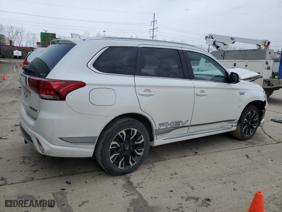 2018 Mitsubishi Outlander PHEV SEL with VIN JA4J24A59JZ040861, listed as a Copart auction lot 47385795 with 152,178 mi miles and Salvage Title. Bid and sale history available at carsss.com. Image 3.