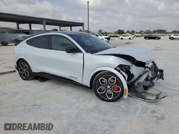 2023 Ford Mustang Mach-E GT with VIN 3FMTK4SE1PMA57270, listed as a Copart auction lot 54313464 with Not Provided miles and Non Repairable. Bid and sale history available at DreamBid. Image 4.