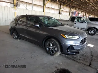 2024 Honda HR-V EX-L with VIN 3CZRZ1H76RM737373, listed as a Copart auction lot 58038925 with 14,857 mi miles and Salvage title. Bid and sale history available at DreamBid. Image 4.