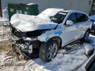 2022 Acura MDX with VIN 5J8YE1H35NL027498, listed as a Copart auction lot 82314854 with 57,209 mi miles and Salvage Title. Bid and sale history available at carsss.com. Image 1.