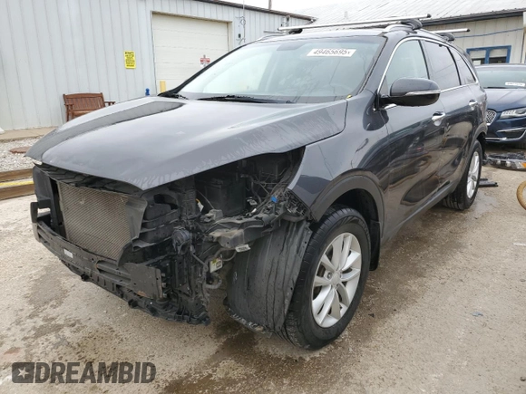 2018 Kia Sorento LX with VIN 5XYPG4A38JG387869, listed as a Copart auction lot 49465695 with 99,921 mi miles and Salvage Title. Bid and sale history available at carsss.com. Image 1.