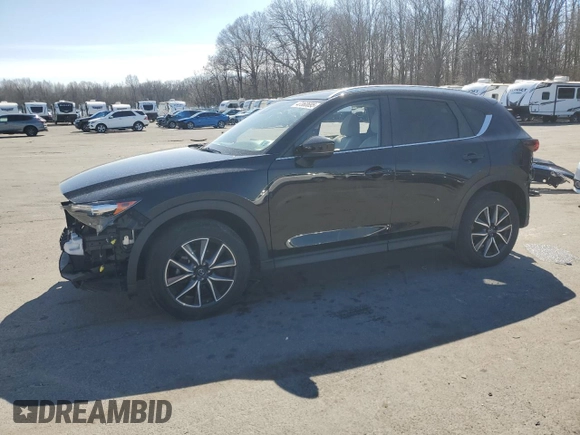 2018 Mazda CX-5 Touring with VIN JM3KFBCM6J0308848, listed as a Copart auction lot 47360695 with 37,626 mi miles and Salvage Title. Bid and sale history available at DreamBid. Image 1.
