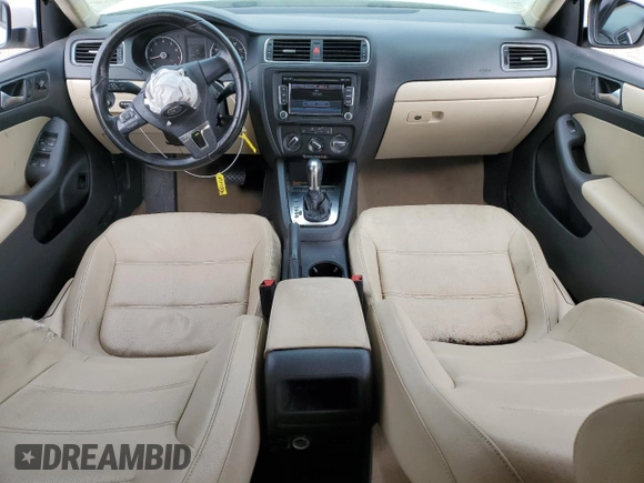 2012 Volkswagen Jetta SE with VIN 3VWDP7AJ9CM364672, listed as a Copart auction lot 61309775 with 124,965 mi miles and Salvage title. Bid and sale history available at DreamBid. Image 8.