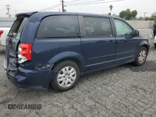 2015 Dodge Grand Caravan SE with VIN 2C4RDGBG0FR702106, listed as a Copart auction lot 54595205 with 209,319 mi miles and Salvage Title. Bid and sale history available at DreamBid. Image 3.