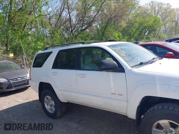 2004 Toyota 4Runner SR5 with VIN JTEBU14R240051707, listed as a IAAI auction lot 42142313 with 222,646 mi miles and . Bid and sale history available at DreamBid. Image 13.