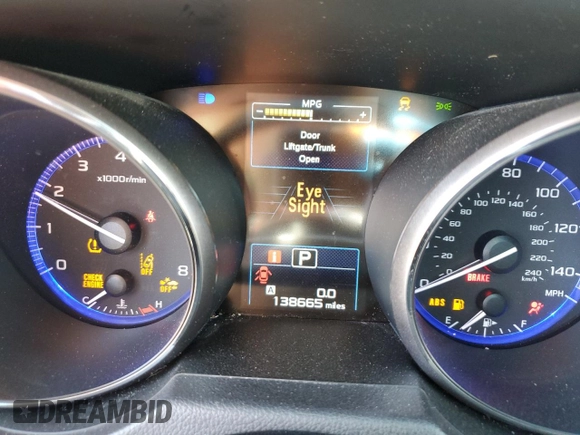 2015 Subaru Legacy 2.5i Limited with VIN 4S3BNBN63F3039322, listed as a Copart auction lot 48232745 with 138,665 mi miles and Salvage Title. Bid and sale history available at carsss.com. Image 9.