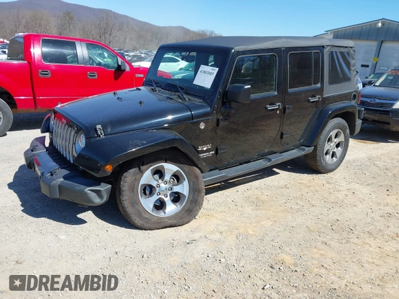 2017 Jeep Wrangler Unlimited Sahara with VIN 1C4BJWEG4HL605843, listed as a IAAI auction lot 41883085 with 93,752 mi miles. Bid and sale history available at carsss.com. Image 23.