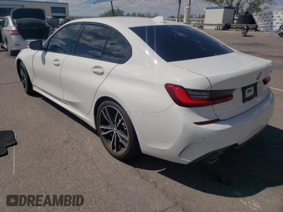 2020 BMW 3 Series 330i with VIN 3MW5R1J03L8B20222, listed as a Copart auction lot 59477362 with Not Provided miles and . Bid and sale history available at DreamBid. Image 3.