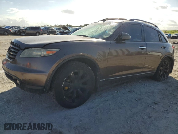 2003 Infiniti FX Options with VIN JNRAS08W53X204134, listed as a Copart auction lot 86943224 with 243,242 mi miles and Non Repairable. Bid and sale history available at DreamBid. Image 1.