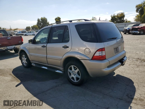 2003 Mercedes-Benz M-Class 3.7L with VIN 4JGAB57E33A414848, listed as a Copart auction lot 71852744 with 115,530 mi miles and Salvage Title. Bid and sale history available at carsss.com. Image 2.
