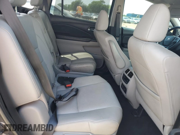 2018 Honda Pilot Elite with VIN 5FNYF6H06JB055564, listed as a Copart auction lot 57170465 with Not provided miles and Salvage title. Bid and sale history available at DreamBid. Image 11.