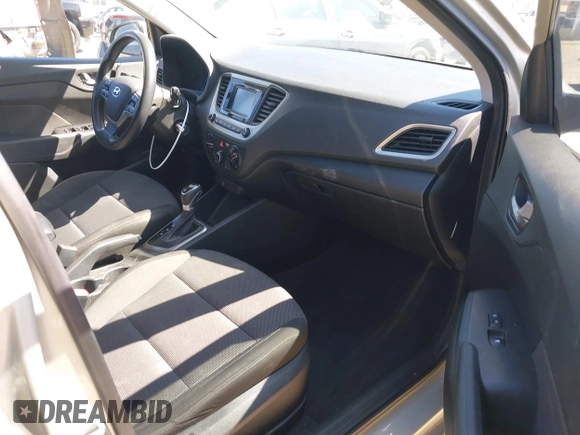 2019 Hyundai Accent SE with VIN 3KPC24A37KE087123, listed as a IAAI auction lot 41837687 with 99,443 mi miles. Bid and sale history available at carsss.com. Image 5.