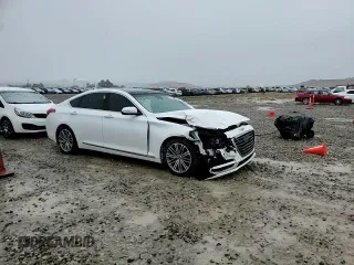 2020 Genesis G80 3.8L with VIN KMTFN4JE9LU334944, listed as a Copart auction lot 79417264 with 47,384 mi miles and Salvage Title. Bid and sale history available at DreamBid. Image 10.