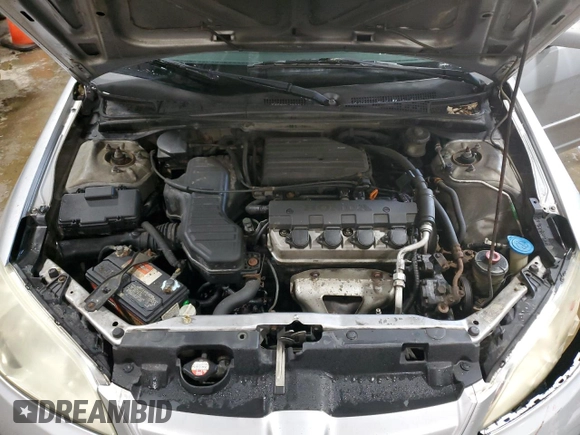 2005 Honda Civic LX with VIN 2HGES165X5H618584, listed as a Copart auction lot 48511425 with 209,342 mi miles and Salvage Title. Bid and sale history available at DreamBid. Image 11.