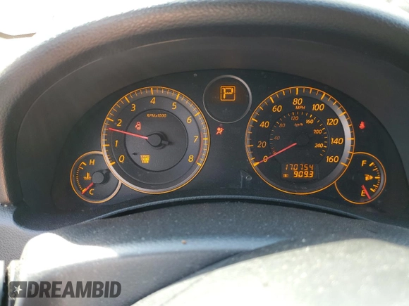 2005 Infiniti G35 with VIN JNKCV51E65M220201, listed as a Copart auction lot 78077374 with 170,754 mi miles and Salvage Title. Bid and sale history available at DreamBid. Image 9.