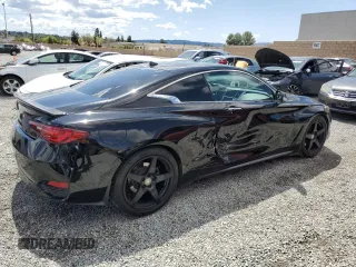 2018 Infiniti Q60 Luxe with VIN JN1EV7EK5JM341353, listed as a Copart auction lot 52008465 with 116,838 mi miles and Salvage Title. Bid and sale history available at carsss.com. Image 3.