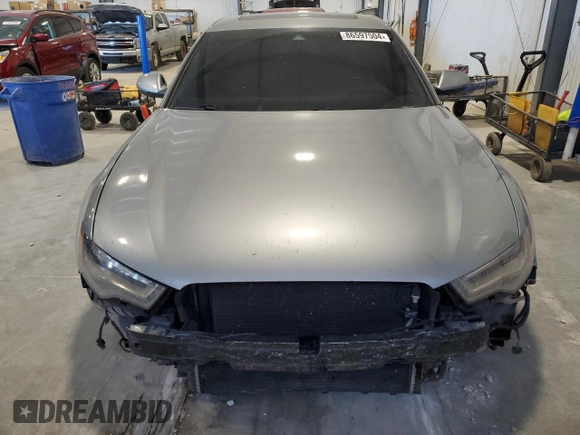 2015 Audi S6 Prestige with VIN WAUF2AFC7FN005779, listed as a Copart auction lot 86597504 with 103,980 mi miles and Salvage Title. Bid and sale history available at carsss.com. Image 5.