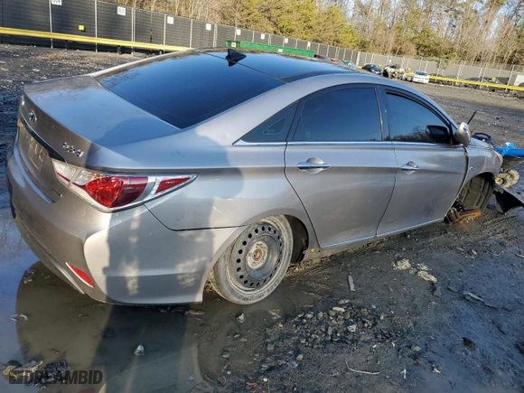 2014 Hyundai Sonata Hybrid with VIN KMHEC4A42EA105044, listed as a Copart auction lot 43902145 with 247,081 mi miles and Salvage Title. Bid and sale history available at carsss.com. Image 3.