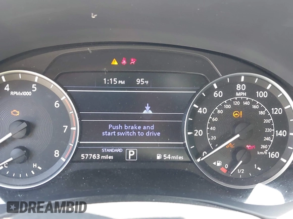 2019 Infiniti QX50 Luxe with VIN 3PCAJ5M1XKF126209, listed as a IAAI auction lot 42702042 with 57,763 mi miles and . Bid and sale history available at DreamBid. Image 7.