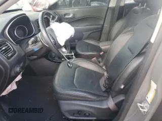 2021 Jeep Compass Limited with VIN 3C4NJDCB1MT579130, listed as a Copart auction lot 57854655 with 49,553 mi miles and Salvage title. Bid and sale history available at DreamBid. Image 7.