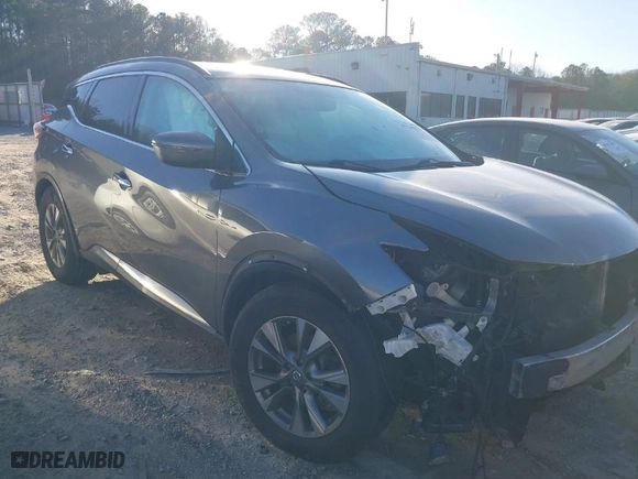 2018 Nissan Murano S with VIN 5N1AZ2MG5JN104741, listed as a IAAI auction lot 41146033 with NaN miles. Bid and sale history available at carsss.com. Image 1.