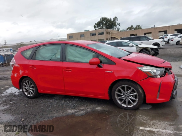 2016 Toyota Prius v Two with VIN JTDZN3EU8GJ041518, listed as a IAAI auction lot 41916830 with 106,526 mi miles. Bid and sale history available at carsss.com. Image 13.