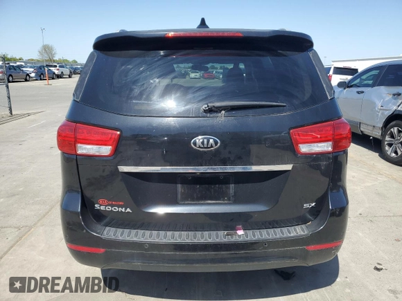 2016 Kia Sedona SX with VIN KNDMC5C11G6131388, listed as a Copart auction lot 52256365 with 157,567 mi miles and Clean Title. Bid and sale history available at carsss.com. Image 6.