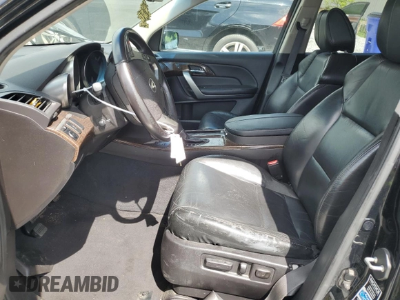 2011 Acura MDX with VIN 2HNYD2H20BH505666, listed as a Copart auction lot 56419005 with 172,634 mi miles and Salvage title. Bid and sale history available at DreamBid. Image 7.
