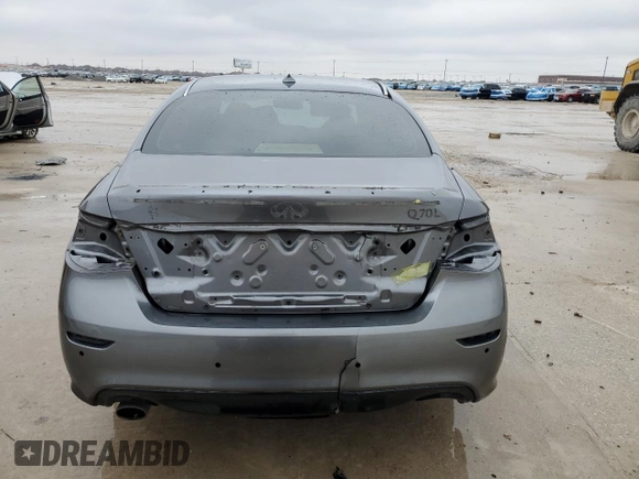 2018 Infiniti Q70 Luxe with VIN JN1BY1PP6JM330765, listed as a Copart auction lot 86396874 with 80,950 mi miles and Clean title. Bid and sale history available at DreamBid. Image 6.
