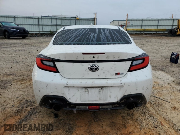 2022 Toyota 86 with VIN JF1ZNBC19N8758457, listed as a Copart auction lot 81175834 with 59,086 mi miles and Salvage Title. Bid and sale history available at DreamBid. Image 6.